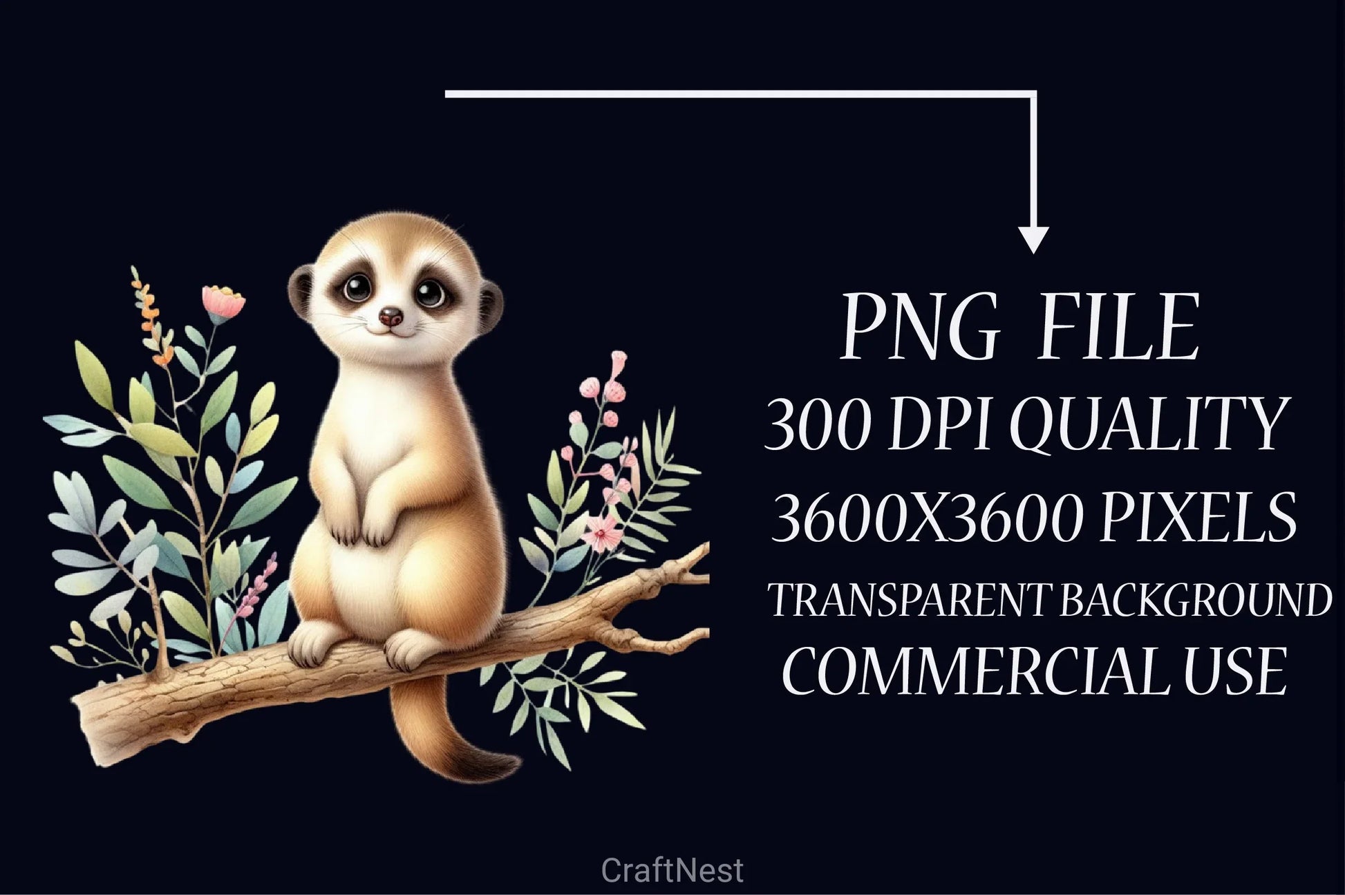 Cute Meerkat Clipart Bundle - CraftNest - Digital Crafting and Art