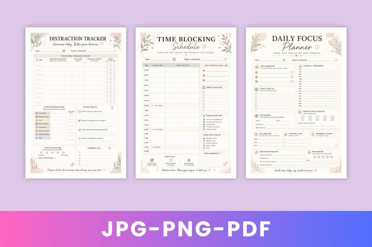 ADHD Success Planner for Women