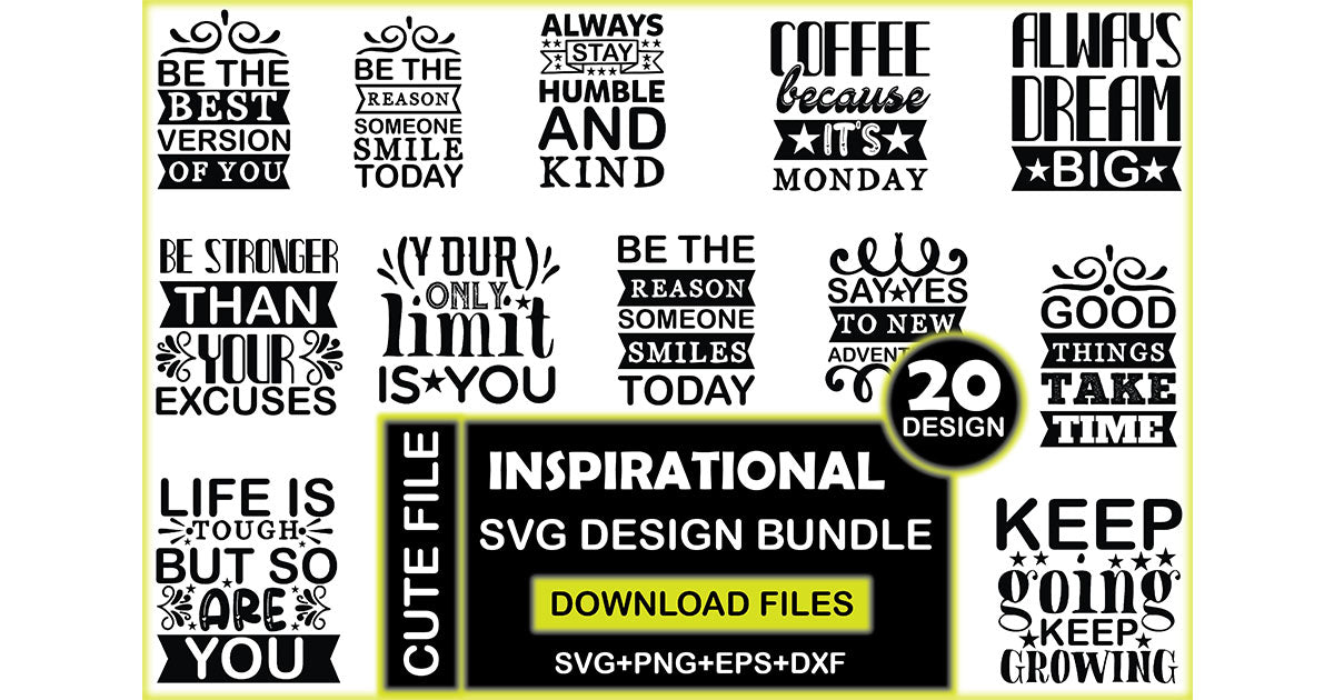 Inspirational SVG Bundle 2