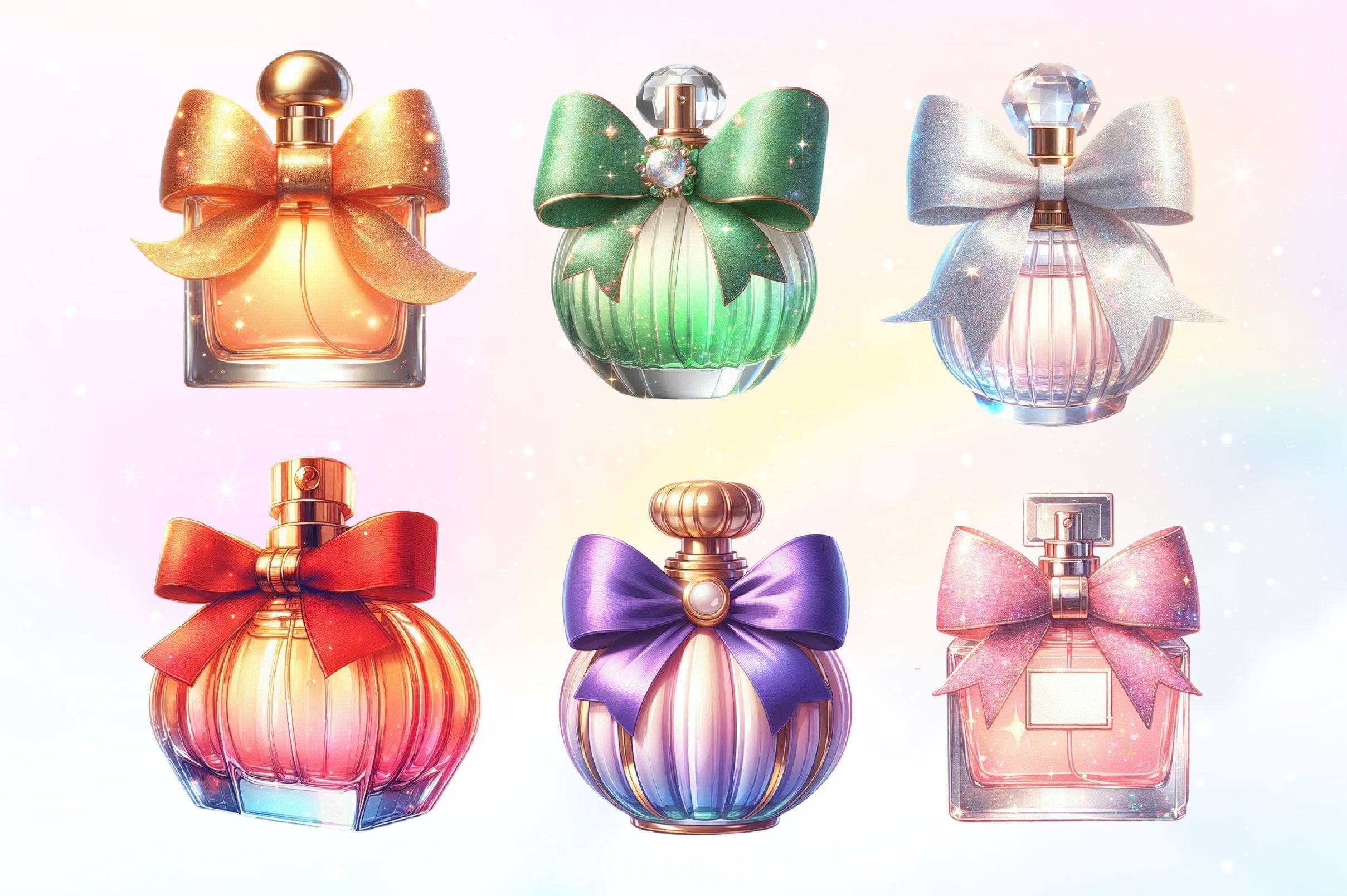 Perfume Bottle Clipart Bundle 2