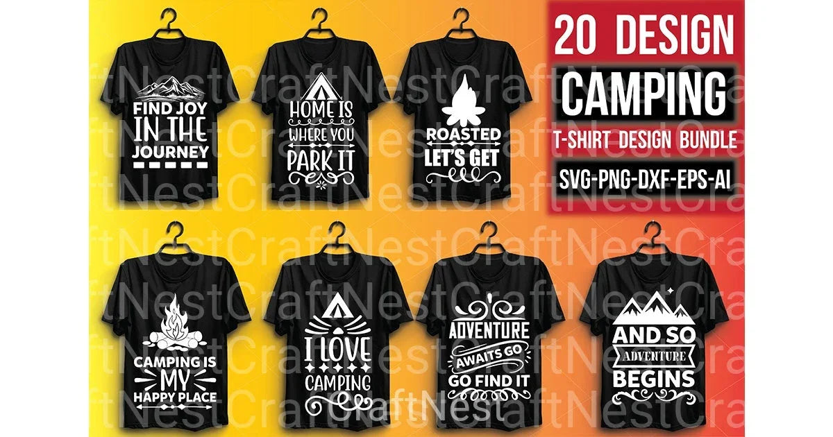 Camping Bundle - CraftNest - Digital Crafting and Art