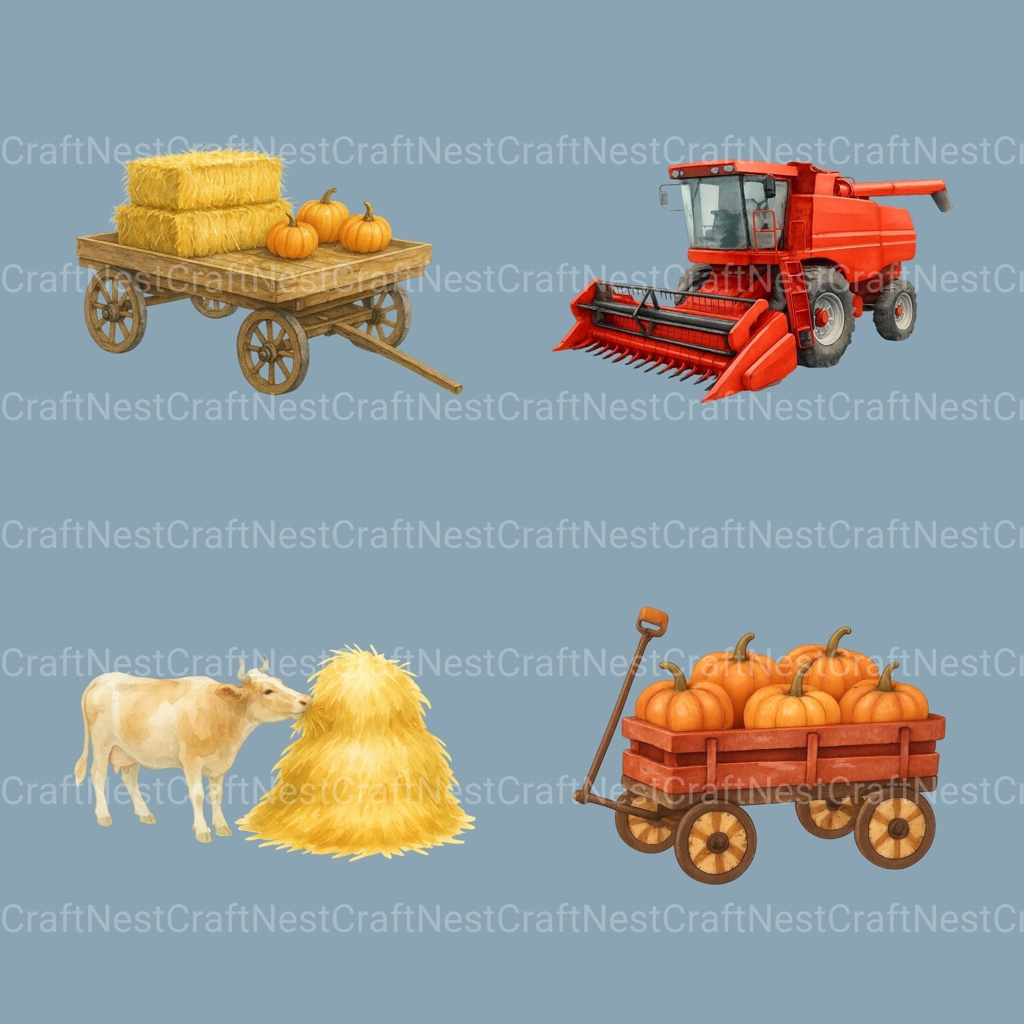 Farm 1 Clipart Bundle