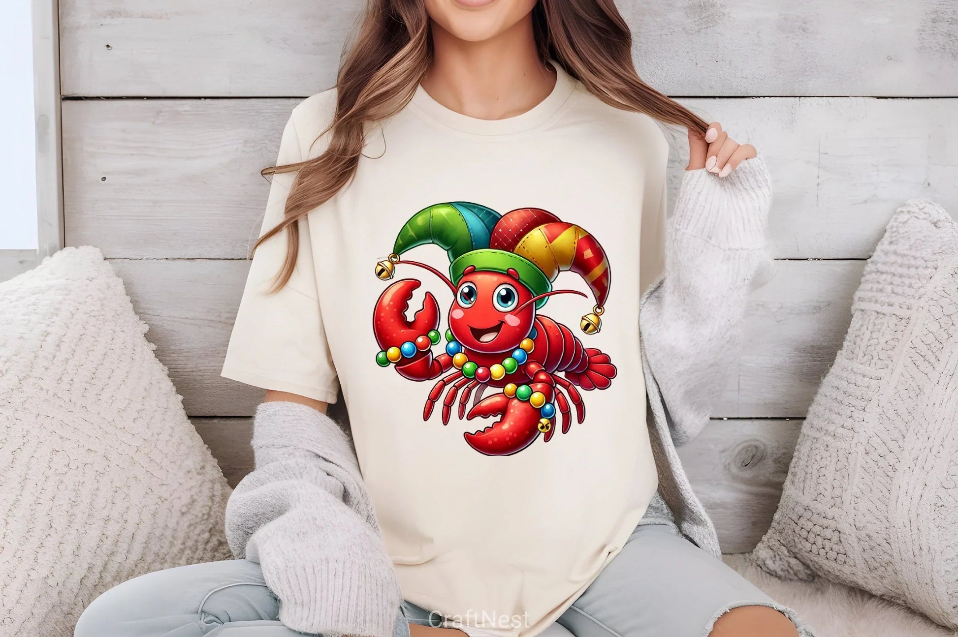 Lobster Mardi Gras Clipart Bundle 2 - CraftNest - Digital Crafting and Art