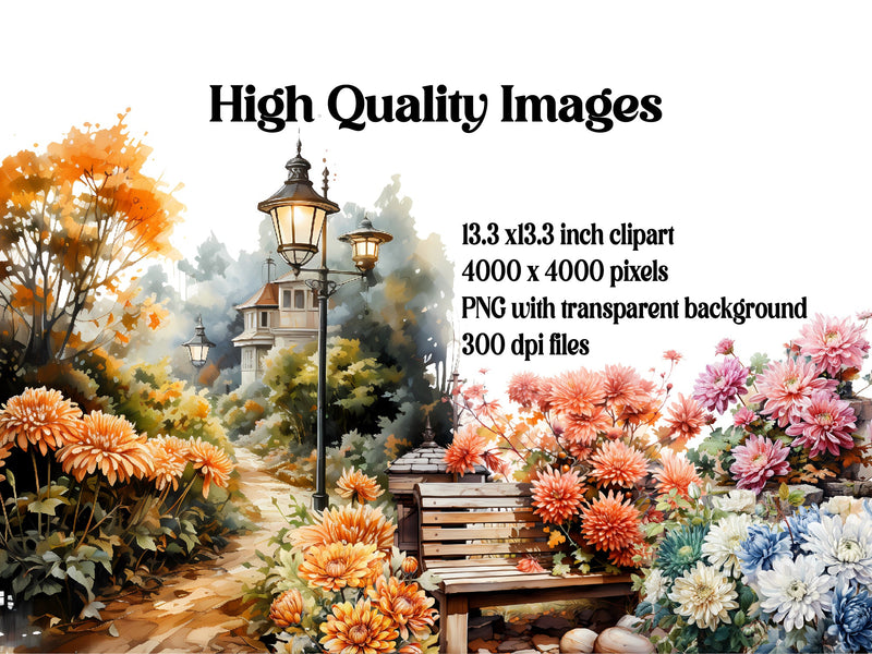 Chrysanthemum Bloom Clipart - CraftNest