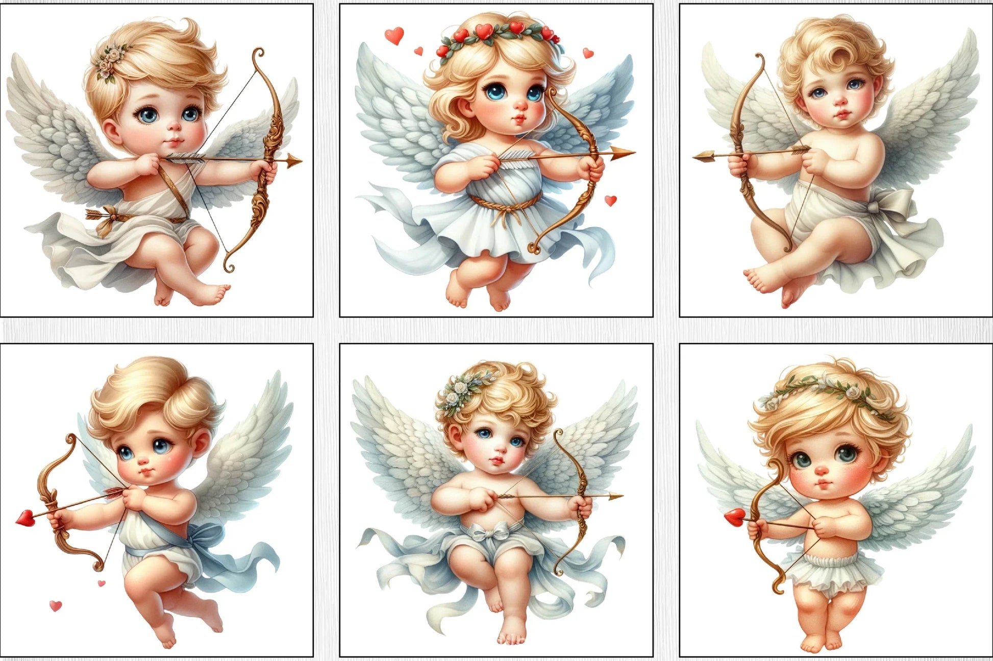 Valentine Cupid Clipart Bundle 1 - CraftNest - Digital Crafting and Art