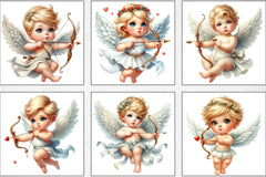 Valentine Cupid Clipart Bundle 1 - CraftNest - Digital Crafting and Art