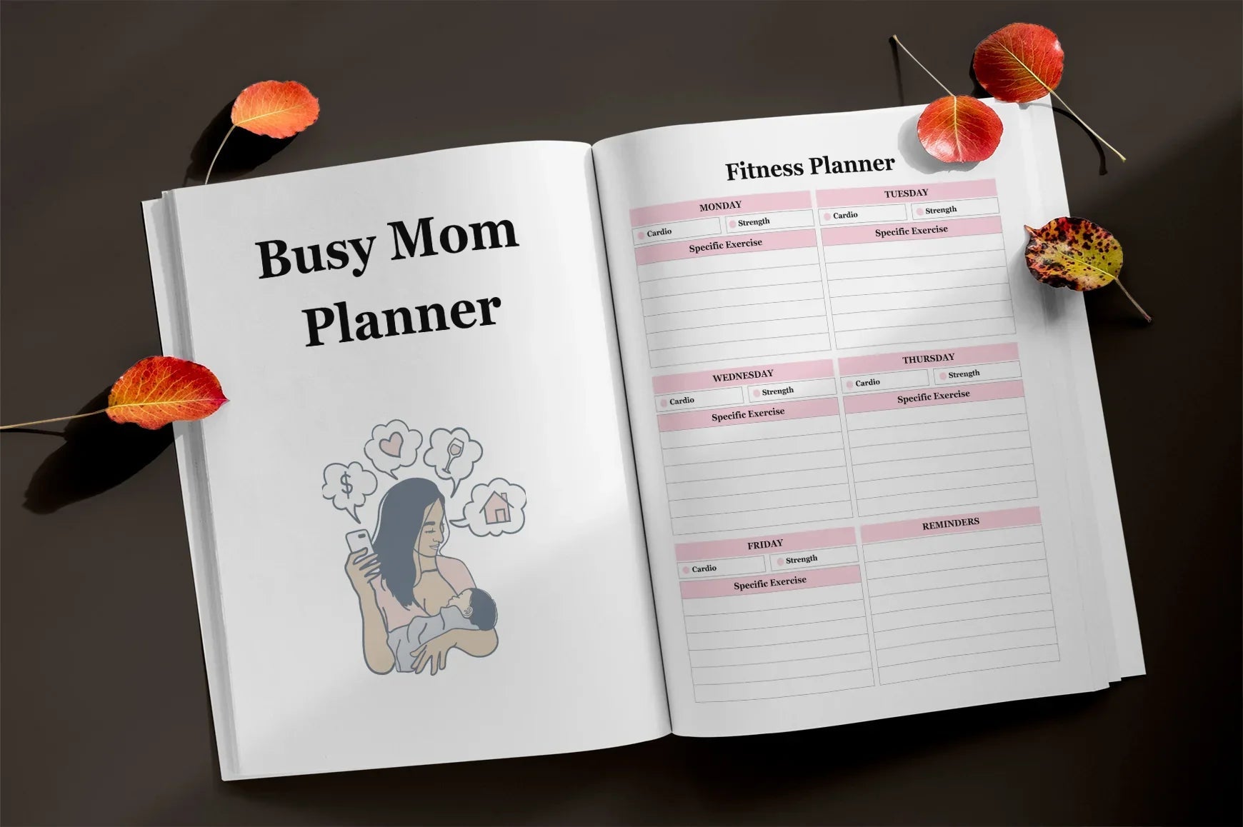 Busy Mom Planner - CraftNest - Digital Crafting and Art