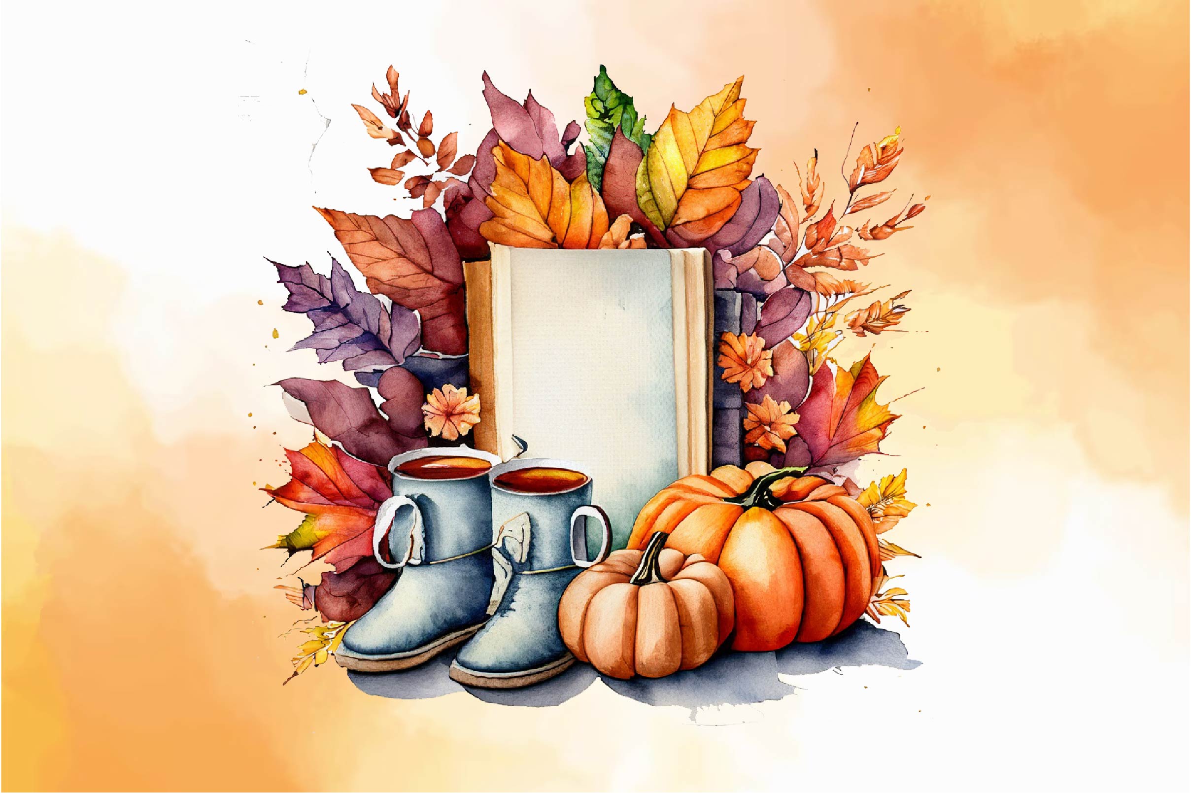 Autumn Themed Clipart Bundle