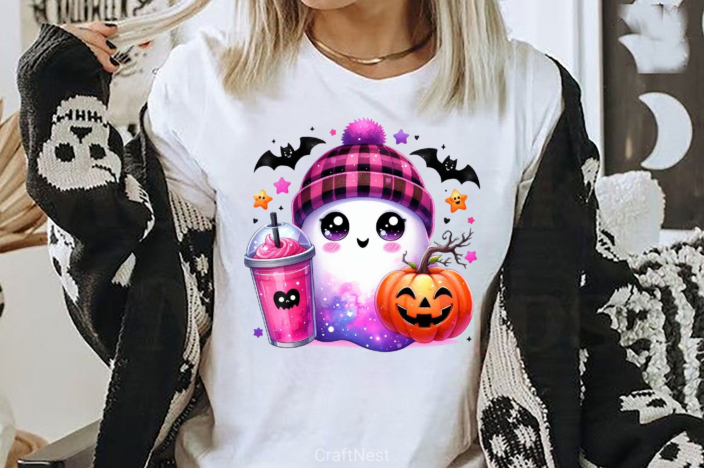 Cute Ghost Cute Halloween Clipart Bundle 11