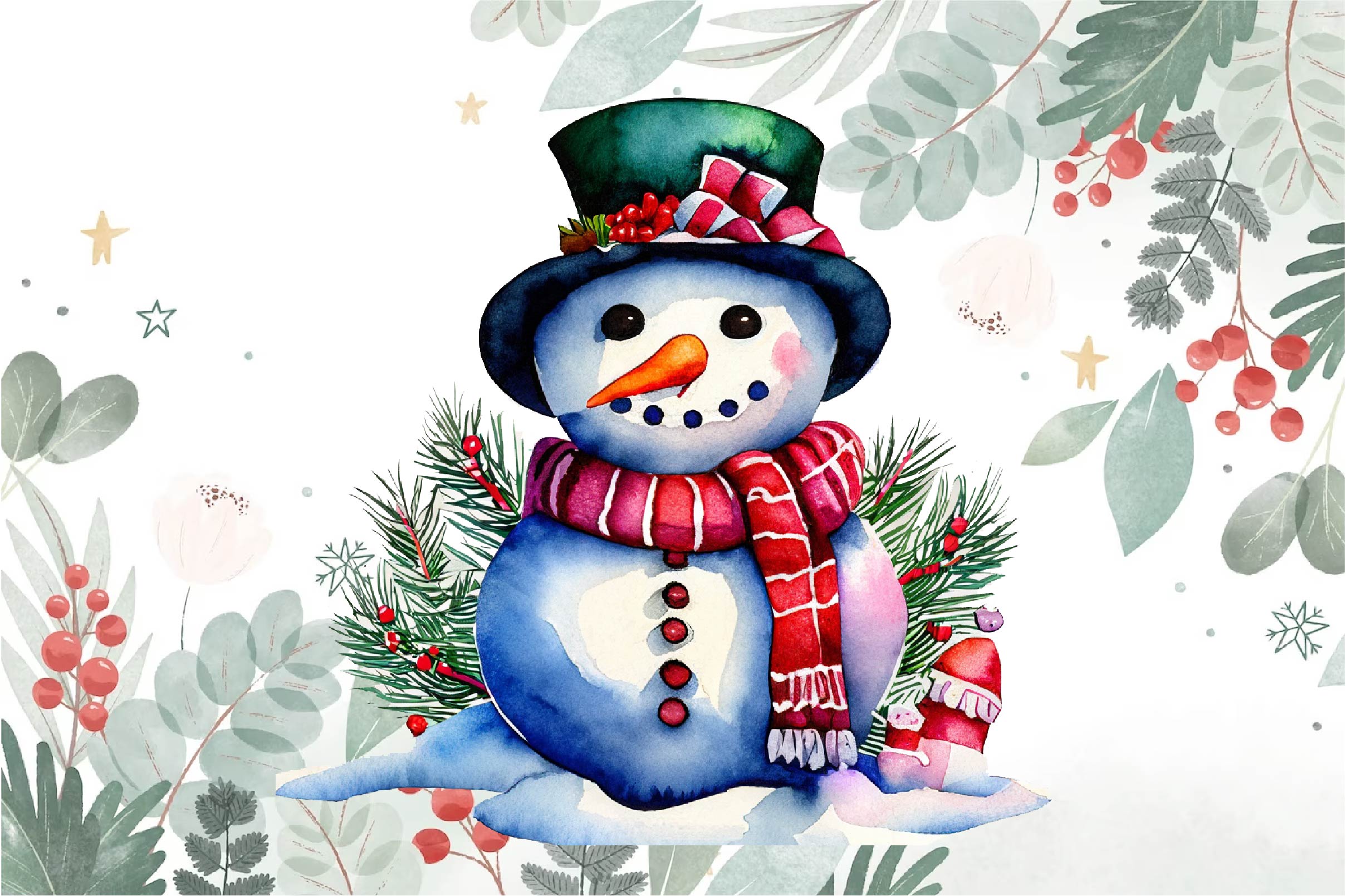 Snowman Clipart Bundle 1