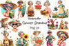 Summer Grandma Clipart Bundle