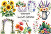 Summer Gardens Clipart Bundle