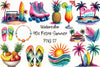 90s Retro Summer Clipart Bundle