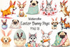 Easter Bunny Dogs Clipart Bundle