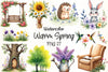 Warm Spring Clipart Bundle
