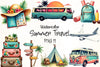 Summer Travel Clipart Bundle