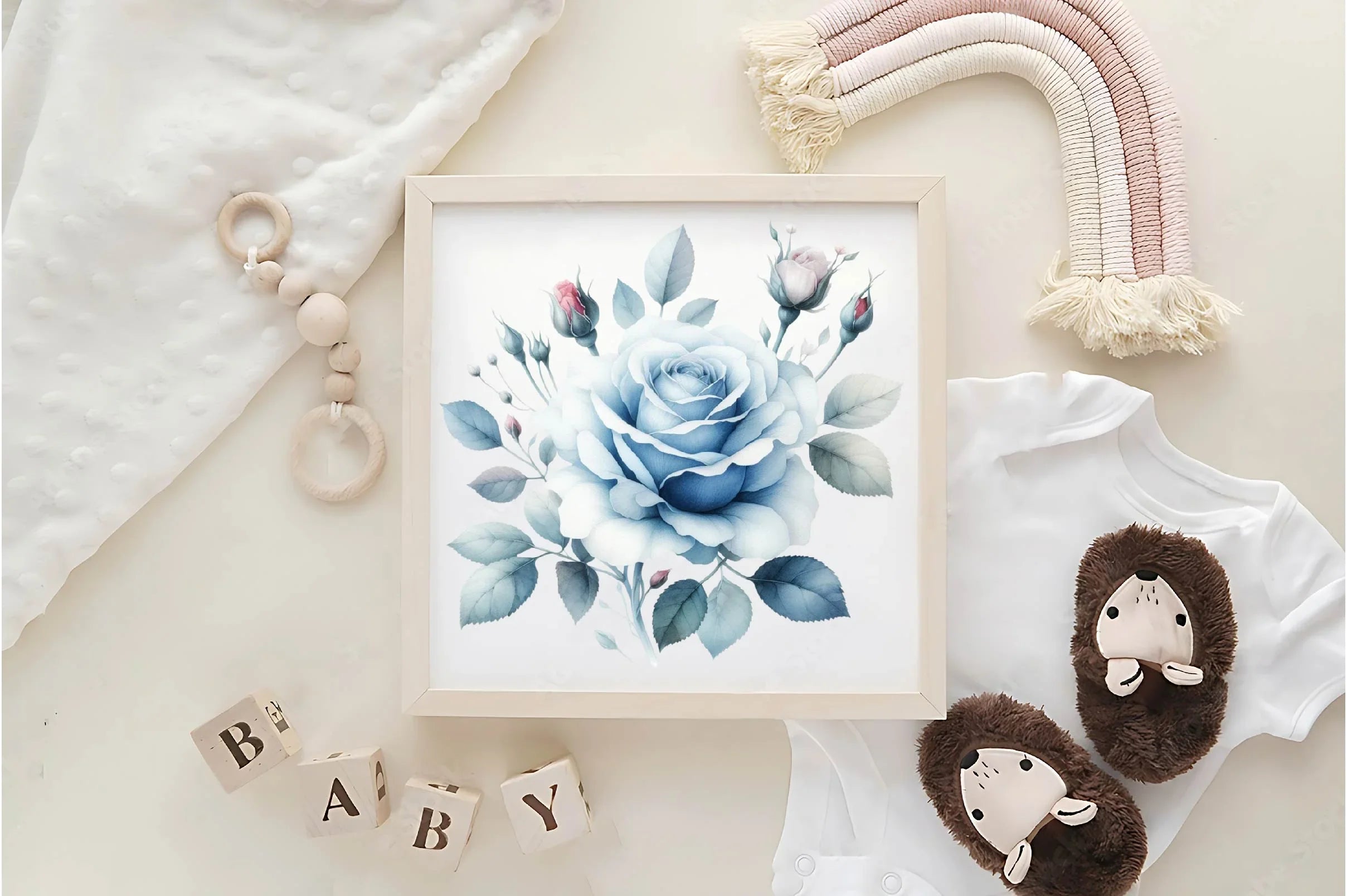 Blue Roses Clipart Bundle - CraftNest - Digital Crafting and Art