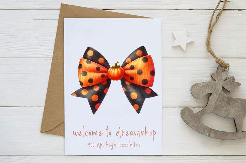 Halloween Coquette Bow Clipart Bundle 1 - CraftNest - Digital Crafting and Art