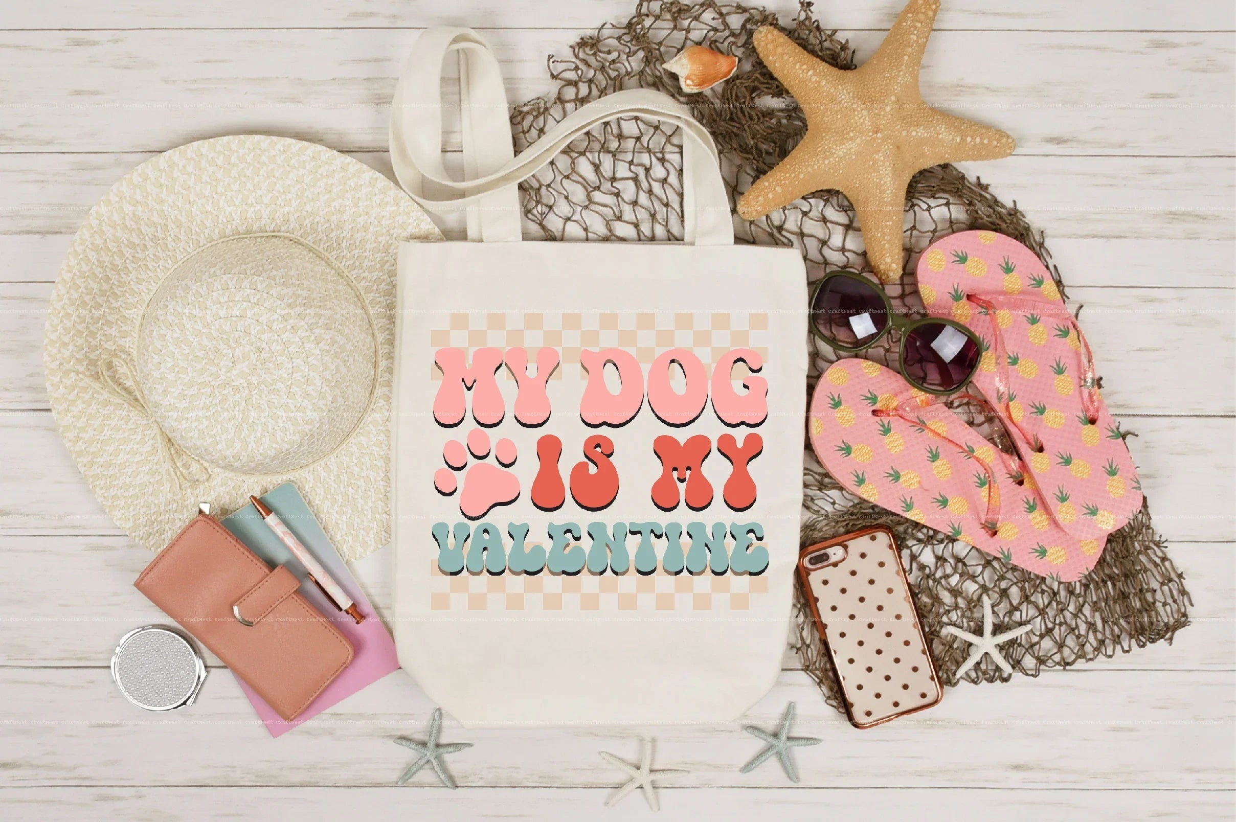 Retro Valentine's Day Design Clipart Bundle - CraftNest - Digital Crafting and Art