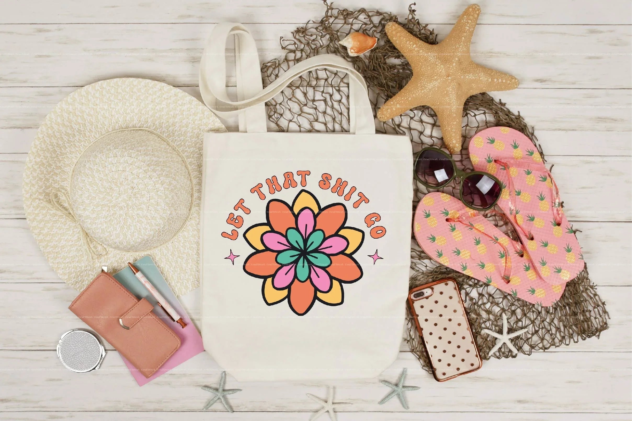 Retro Groovy Quote SVG Bundle - CraftNest - Digital Crafting and Art