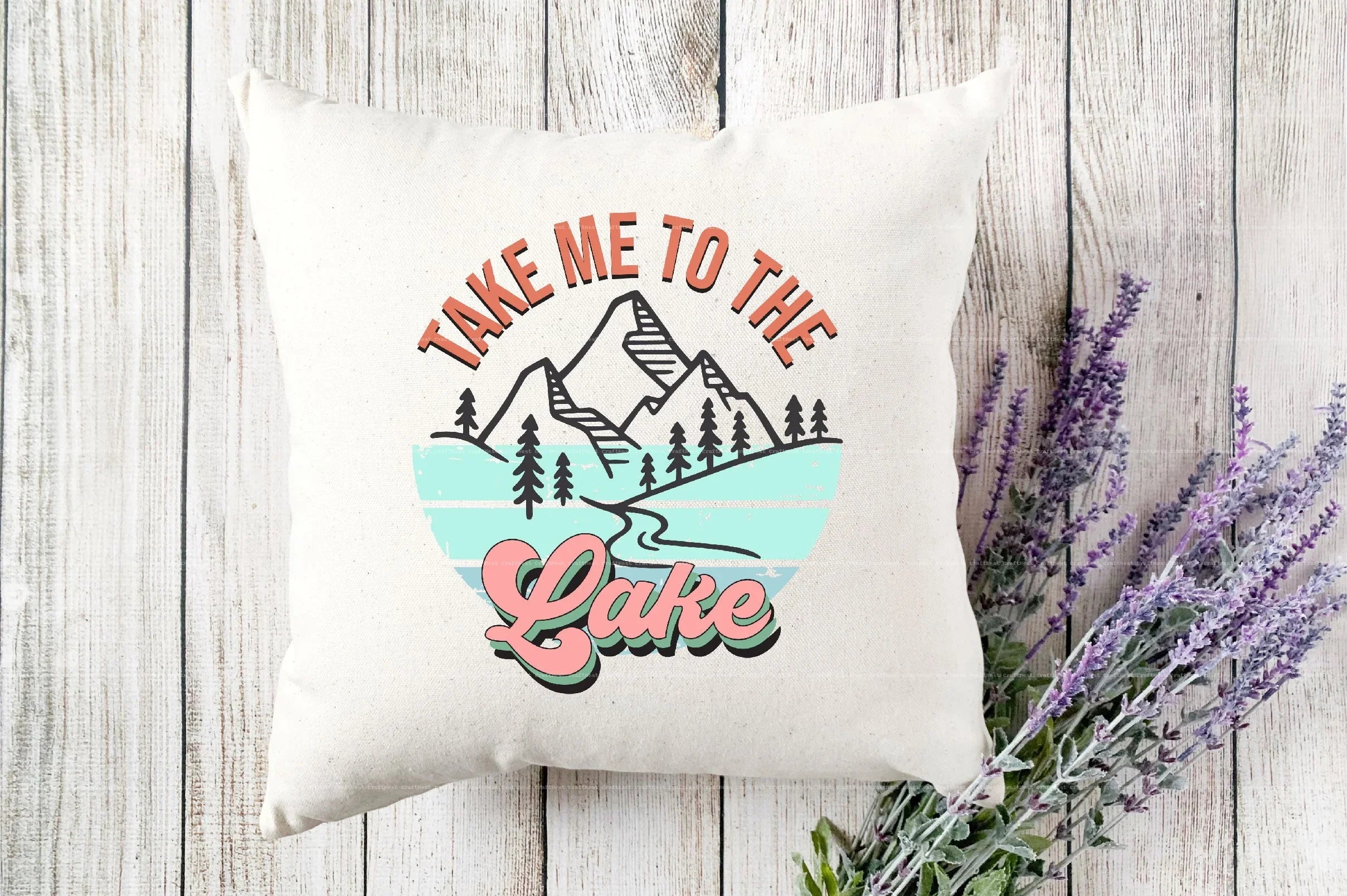 Retro Lake SVG Bundle - CraftNest - Digital Crafting and Art