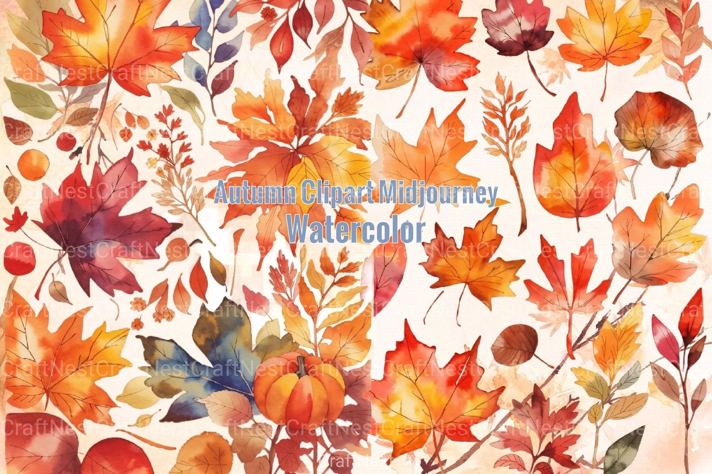 Autumn Midjourney Clipart Bundle - CraftNest - Digital Crafting and Art