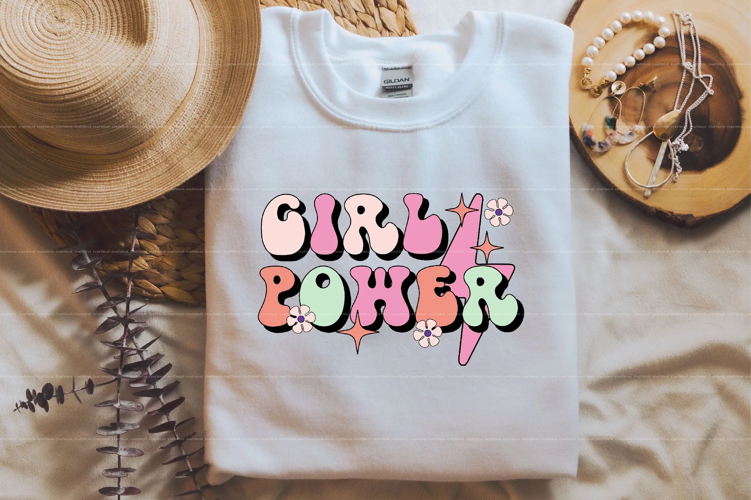 Retro Girl Power Quote SVG Bundle - CraftNest - Digital Crafting and Art