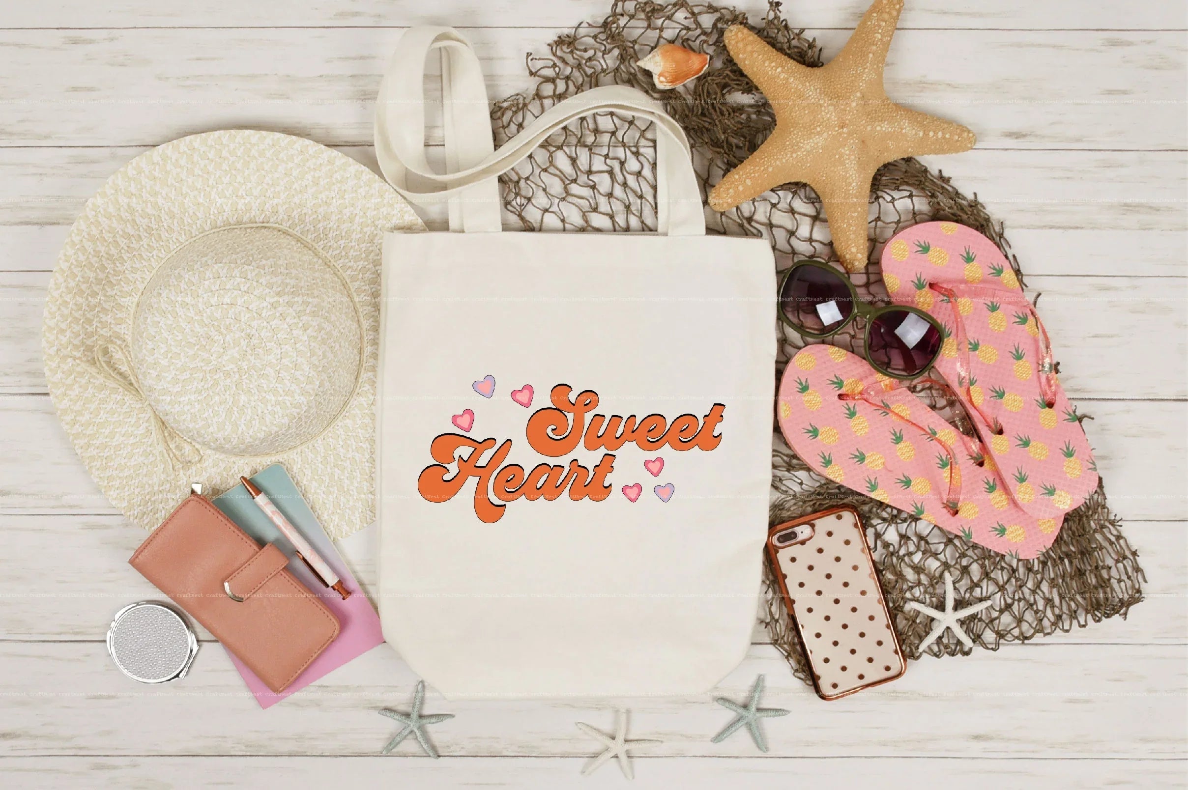Retro Valentine's Day Design Clipart Bundle - CraftNest - Digital Crafting and Art
