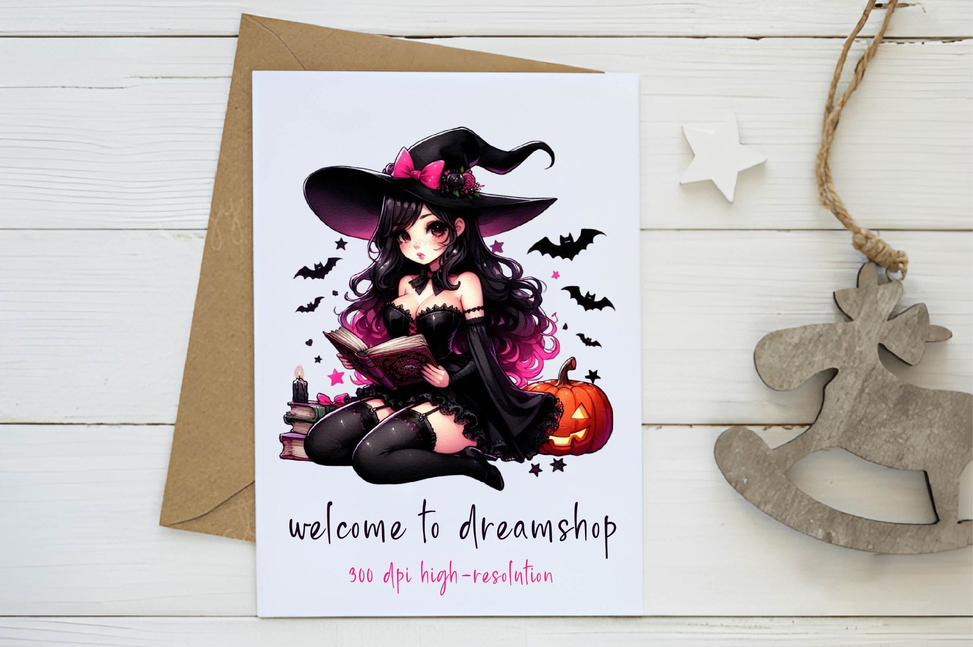 Halloween Witch Clipart Bundle 1 - CraftNest - Digital Crafting and Art
