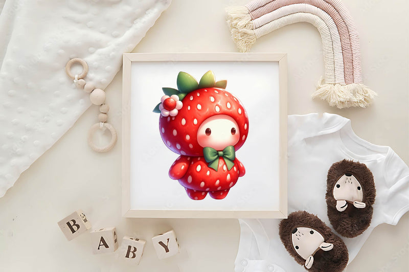 Funny Fruit Clipart Bundle 1 - CraftNest - Digital Crafting and Art
