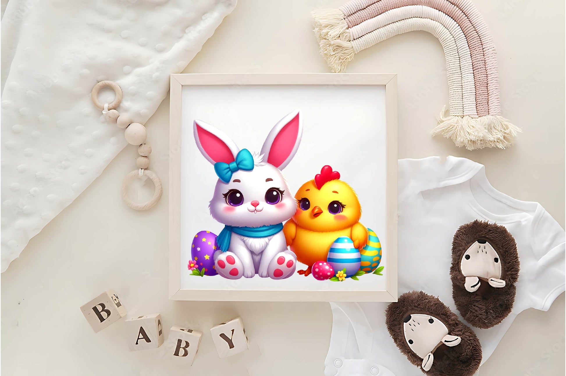 Easter Cute Bunny Clipart Bundle 1 - CraftNest - Digital Crafting and Art