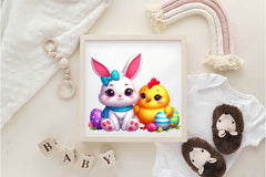 Easter Cute Bunny Clipart Bundle 1 - CraftNest - Digital Crafting and Art