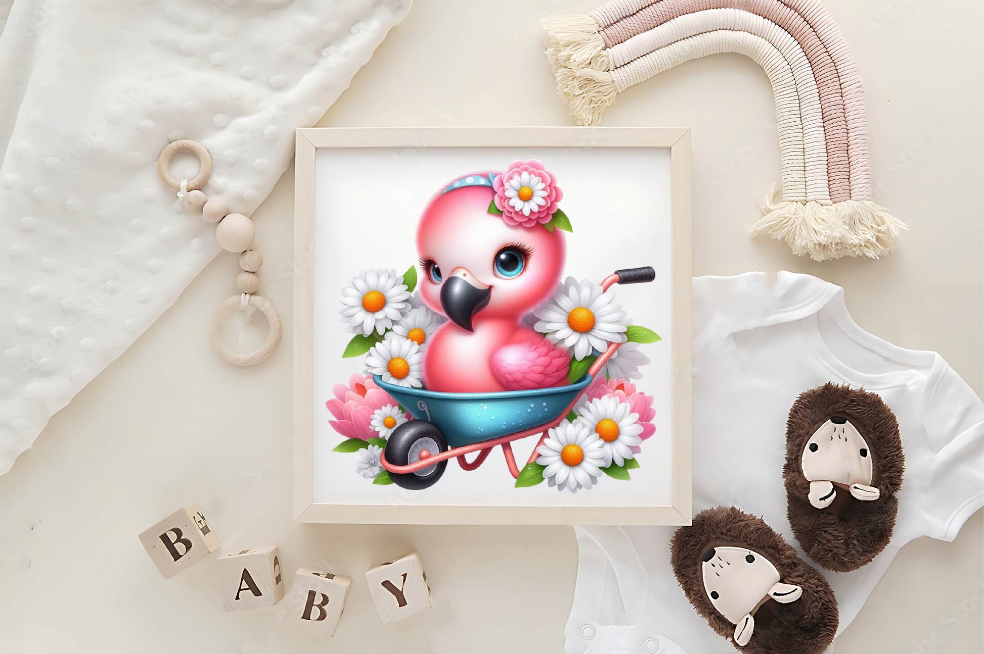 Spring Flamingo Clipart Bundle - CraftNest - Digital Crafting and Art