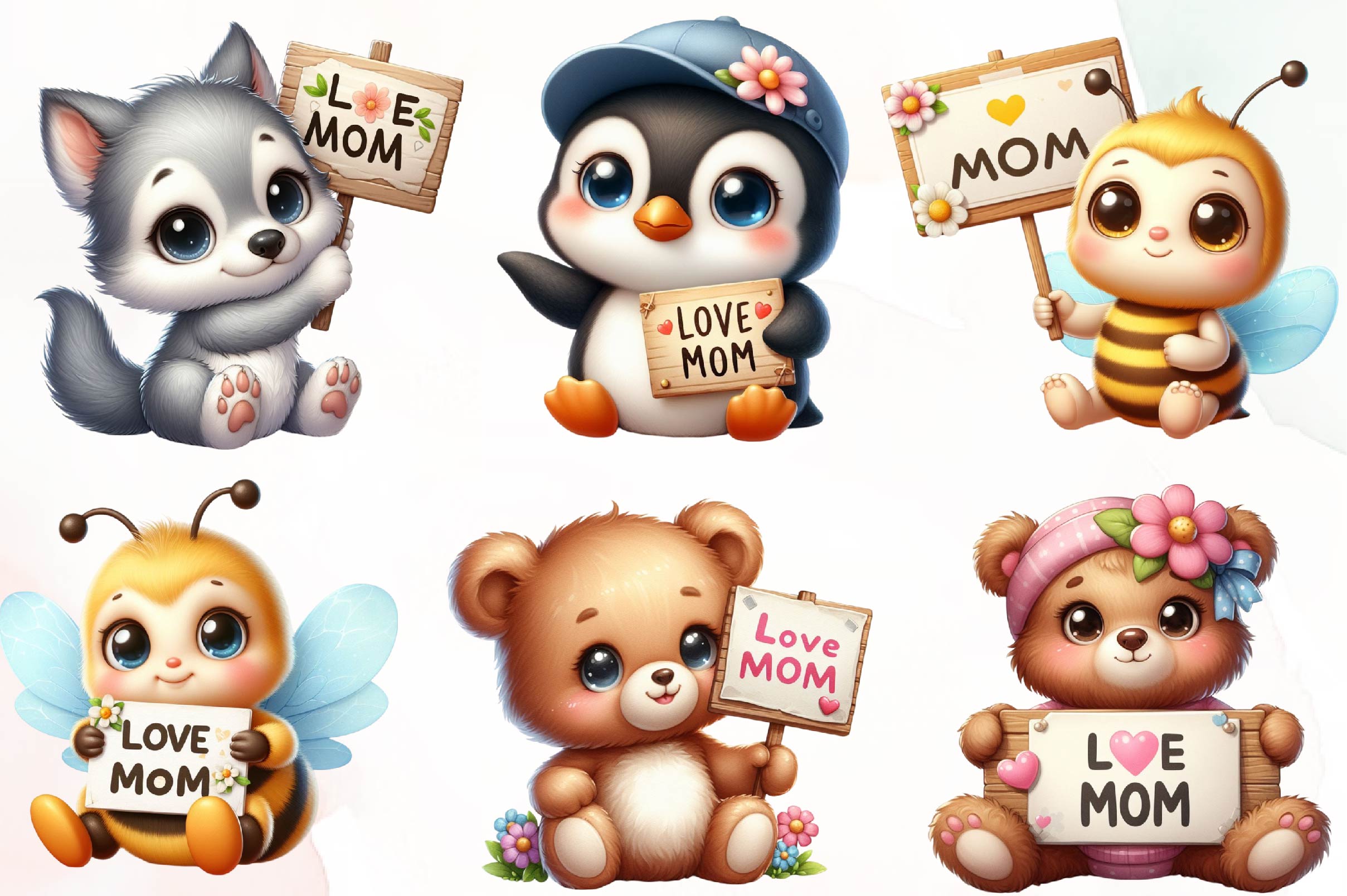 Mothers Day Love Mum Clipart Bundle - CraftNest - Digital Crafting and Art