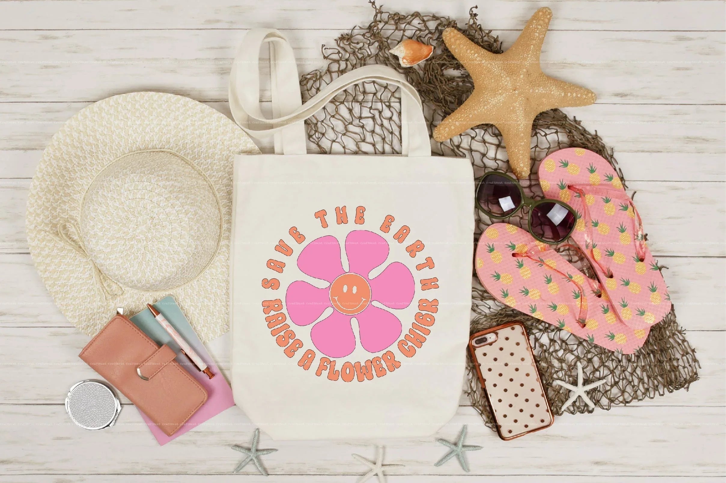 Retro Groovy Quote SVG Bundle - CraftNest - Digital Crafting and Art