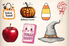 Vintage Halloween Clipart Bundle - CraftNest - Digital Crafting and Art