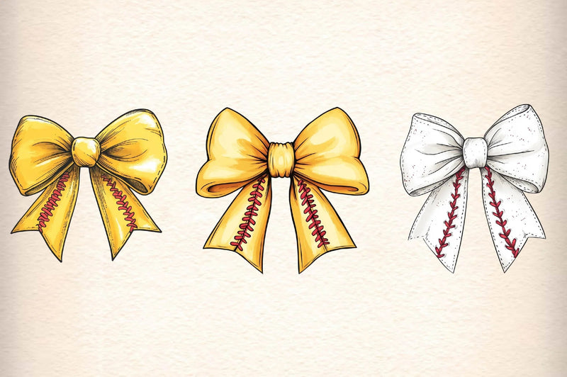 Sports Coquette Bow Sport Bows Clipart Bundle - CraftNest - Digital Crafting and Art