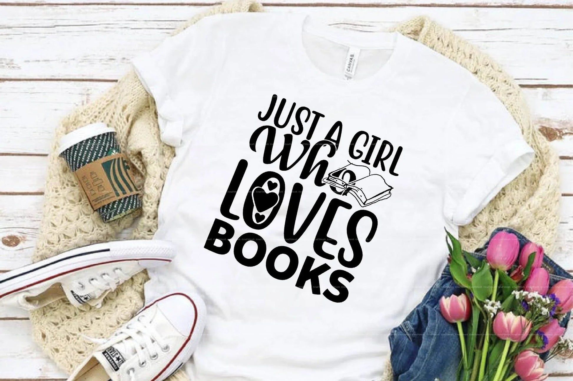 Book Lover SVG Design Bundle - CraftNest - Digital Crafting and Art