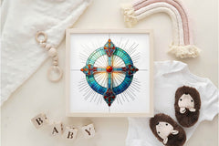 Stained Glass Crosses Clipart Bundle - CraftNest - Digital Crafting and Art