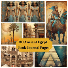 Ancient Egypt Junk Journal Pages - CraftNest