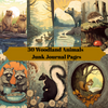Woodland Animals Junk Journal Pages