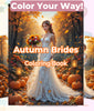 Autumn Brides Coloring Book Bundle