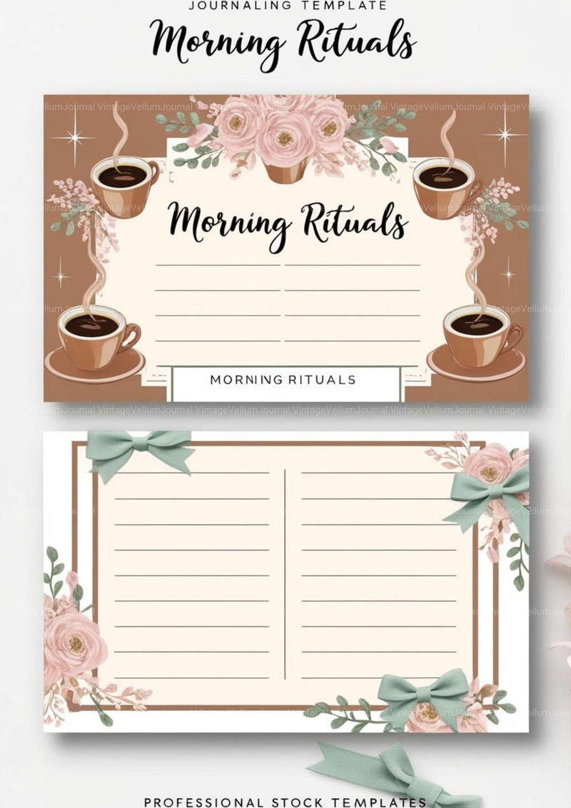 Coquette Coffee Junk Journal Pages - CraftNest - Digital Crafting and Art