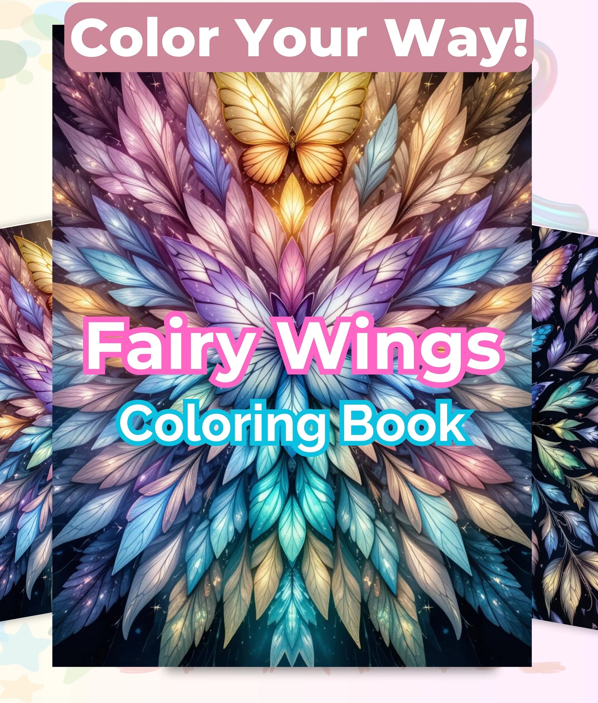 Fairy Wings Coloring Book Bundle - CraftNest - Digital Crafting and Art