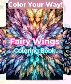 Fairy Wings Coloring Book Bundle - CraftNest - Digital Crafting and Art