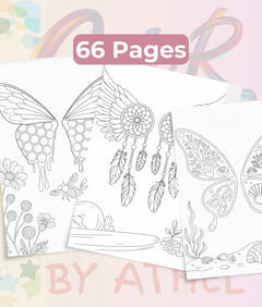 Fairy Wings Coloring Book Bundle - CraftNest - Digital Crafting and Art