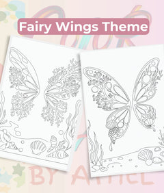 Fairy Wings Coloring Book Bundle - CraftNest - Digital Crafting and Art