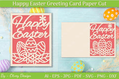 Easter Greeting Card SVG Bundle 12 - CraftNest - Digital Crafting and Art