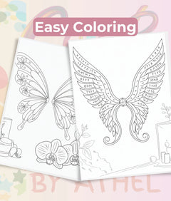 Fairy Wings Coloring Book Bundle - CraftNest - Digital Crafting and Art