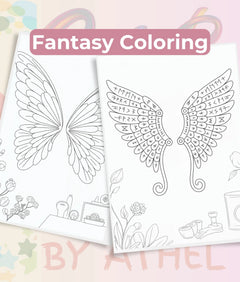 Fairy Wings Coloring Book Bundle - CraftNest - Digital Crafting and Art